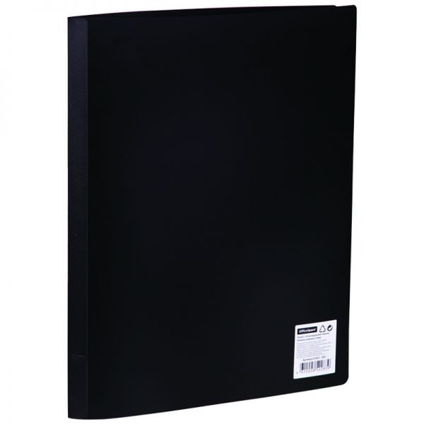 Папка файл 20 карм  "OfficeSpace" черная, F20L1_283 (5/60)