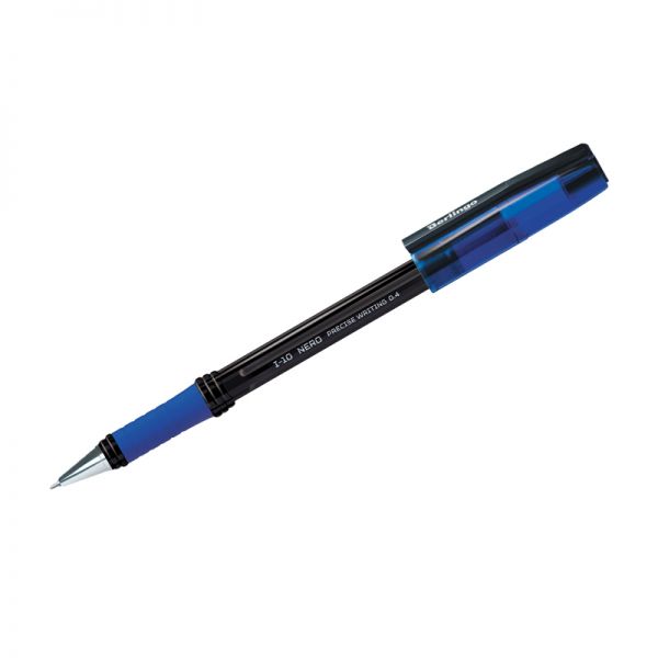 Ручка шарик. "Berlingo" I-10 Nero синяя 0,4мм., CBp_40020 (12)