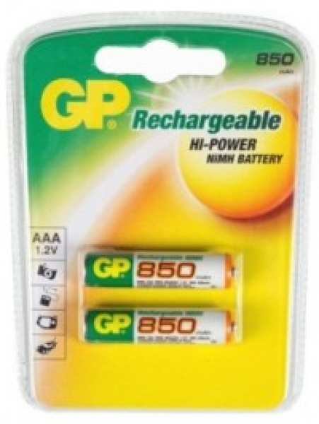 Батарейки R03 GP 850mAh 2шт.(аккумулят.)