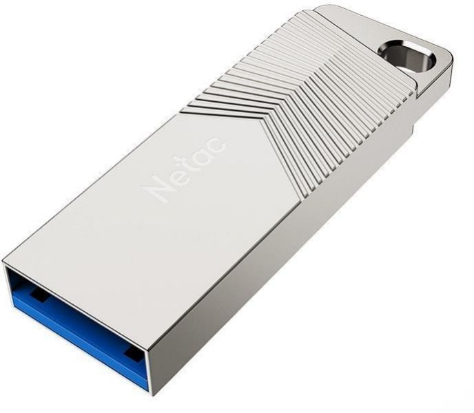 Память Netac 16Gb UM1 белый/серебро USB 3.2