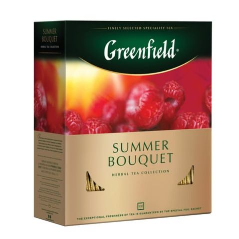 Чай GREENFIELD "Summer Bouquet" фруктовый, 100 пакетиков 08788/620393