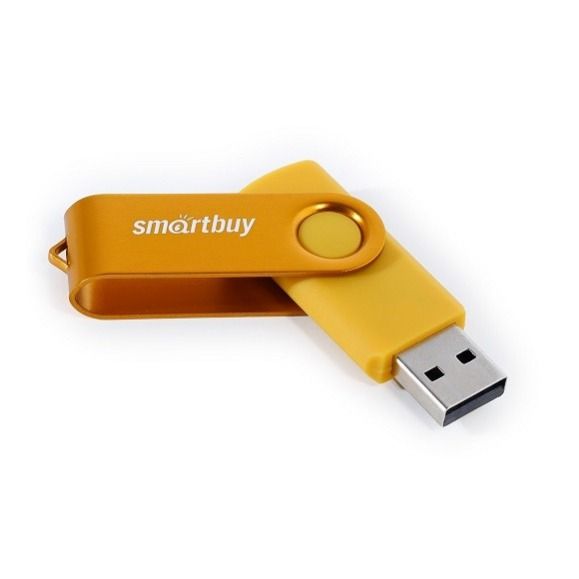 Флэш-диск SmartBuy 64Gb Twist желтый USB 2.0