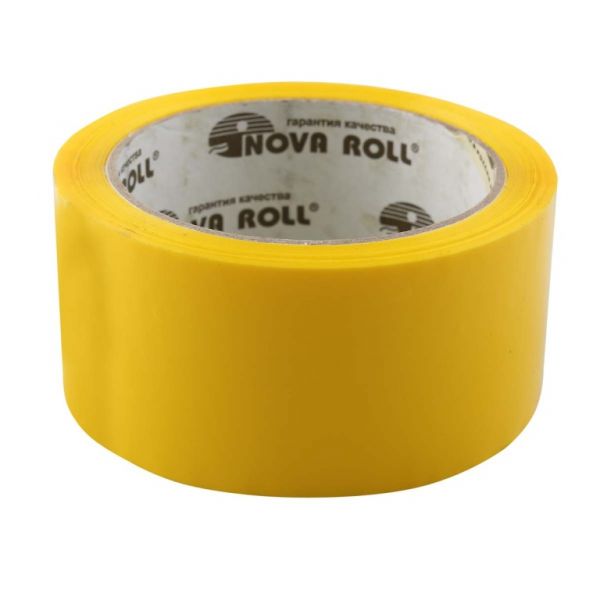 Скотч 48мм*64м, желтый 45мкм "Nova Roll" (36)