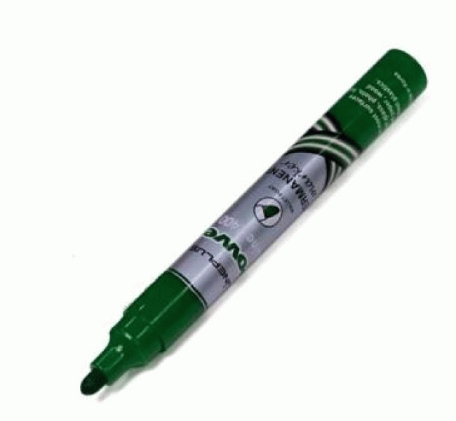 Маркер перман. PER-2400В зеленый (12)