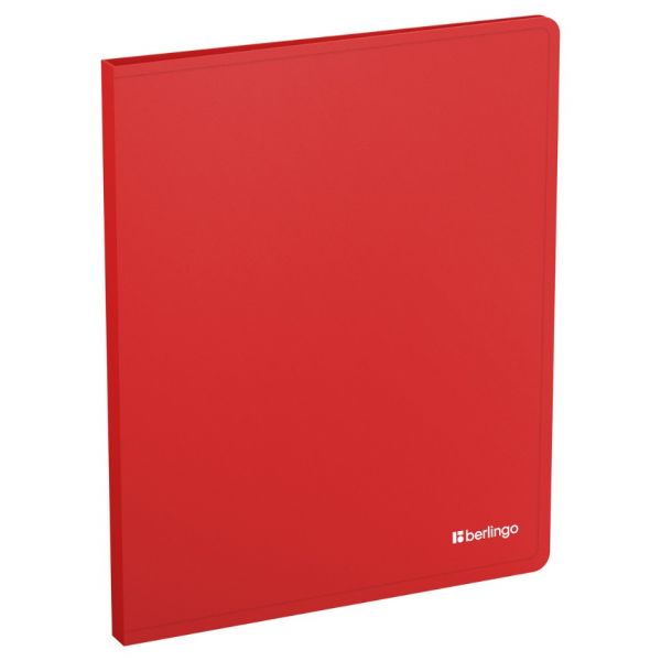 Папка с зажимом Berlingo "Soft Touch", 17мм, 700мкм, красная, с внутр. карманом FSc_A4982