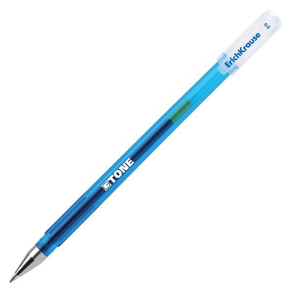 Ручка гелевая "ErichKrause" G-TONE синяя 17809 (12)