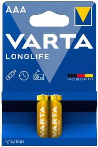 Батарейка Varta LR03 Longlife 2шт BL