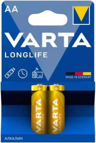 Батарейка Varta LR6 Longlife 2шт BL