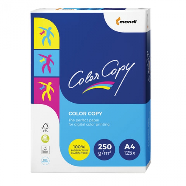 Бумага 125л А4 "Color Copy" 250г/м, 161%