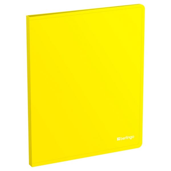 Папка с зажимом Berlingo "Soft Touch", 17мм, 700мкм, желтая, с внутр. карманом FSc_A4984