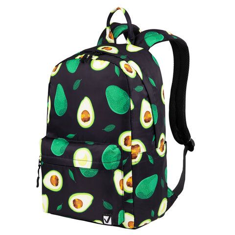 Рюкзак BRAUBERG DREAM универсальный с карманом для ноутбука, эргономичный, "Avocado", 42х26х14 см, 2