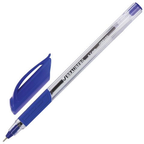Ручка шарик масл осн BRAUBERG Extra Glide GT 0.7мм, Синяя 142681 (12)