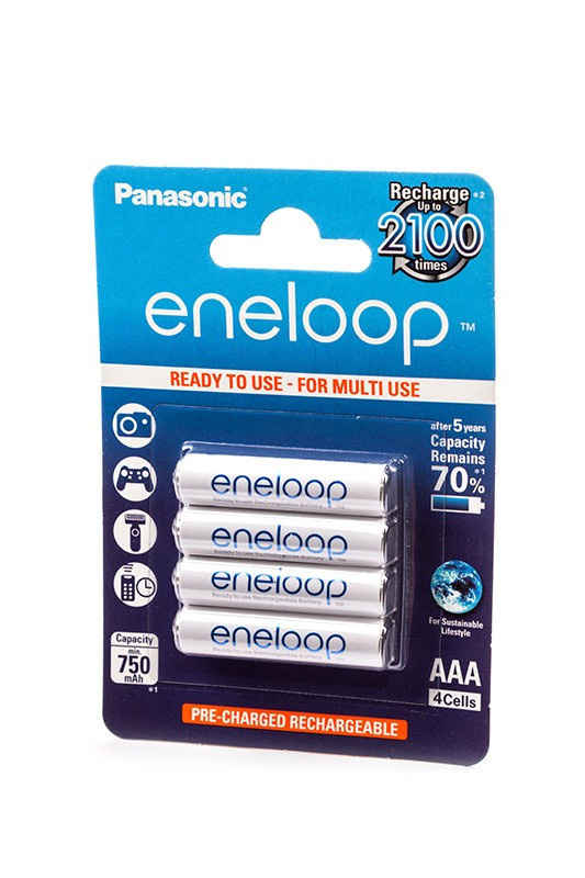 Батарейки R03 Panasonic Eneloop 750mAh 4шт.(аккумулят.)