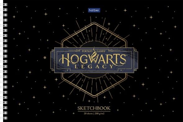 Альбом д/рисования 20л А4 SketchBook -Hogwarts Legacy-черная бумага 200г/кв.м 20А4лтAгр_30061 (5/35)