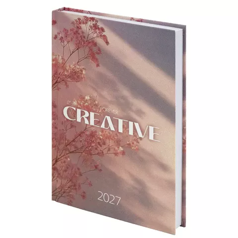 Ежедневник 2027г. А5 "STAFF" ламинированная обложка, "Creative", 117802