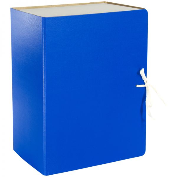 Короб архивный  150мм с завязками OfficeSpace синий 318730