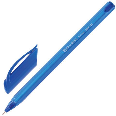 Ручка шарик масл осн BRAUBERG Extra Glide Tone 0,7мм, синяя 142924 (12)