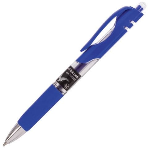 Ручка гелевая автомат. "BRAUBERG" 0,5мм синяя 141551 (12)