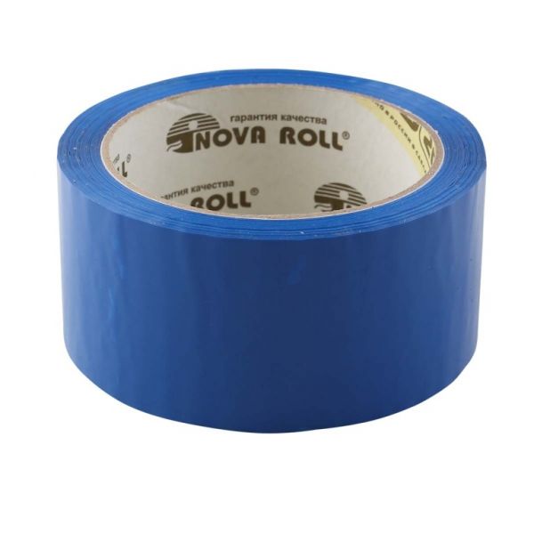 Скотч 48мм*64м, синий 45мкм "Nova Roll" (36)