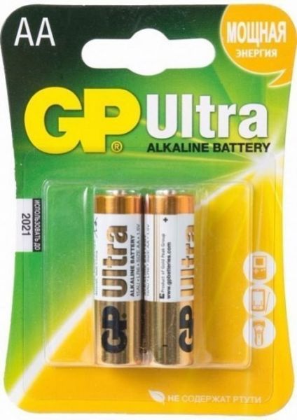 Батарейка GP LR6 ULTRA 2шт BL2