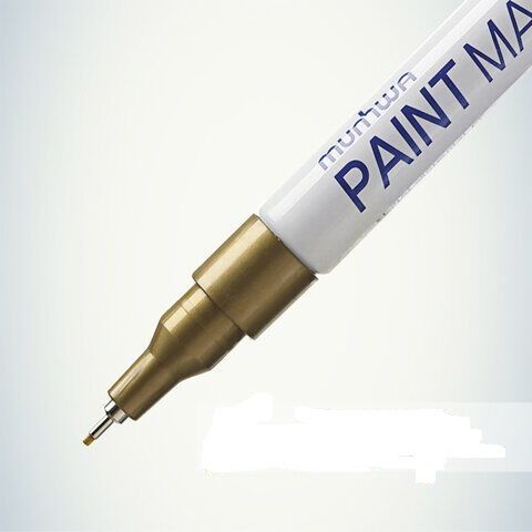 Маркер - краска MunHwa 1мм золото EFPM-07 (12)
