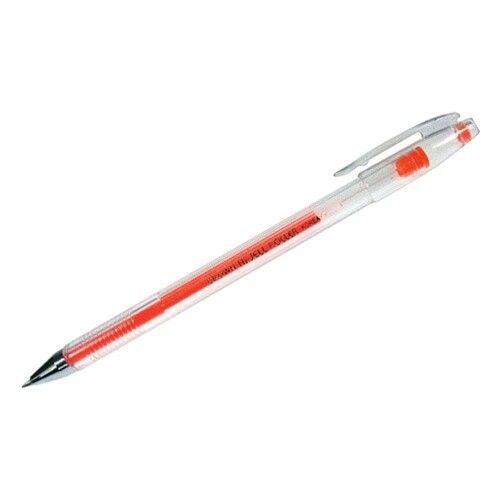 Ручка гелевая "Crown" оранжевая (12)