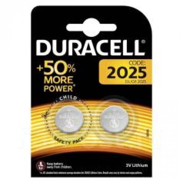 Батарейка DURACELL CR 2025 2шт/уп