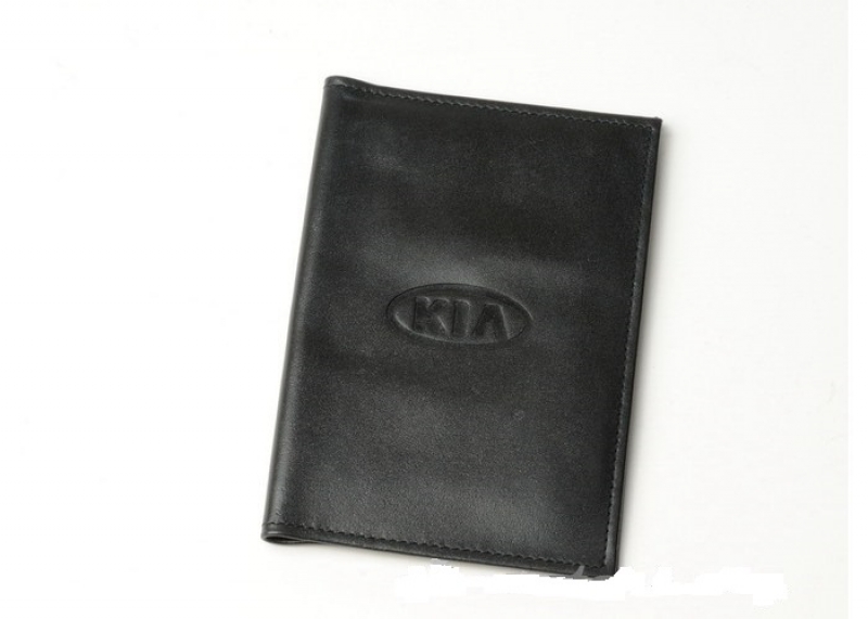 Бумажник водителя с пл.карм. черный KIA FR-BS01-BL05