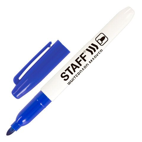 Маркер для доски "STAFF" синий 2,5мм 151094 (12)
