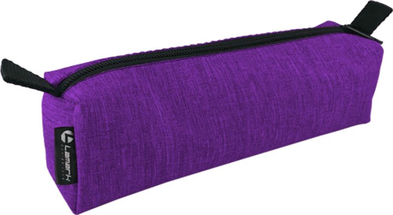 Пенал -косметичка "Лен" фиолетовый LAMARK0022 (50)