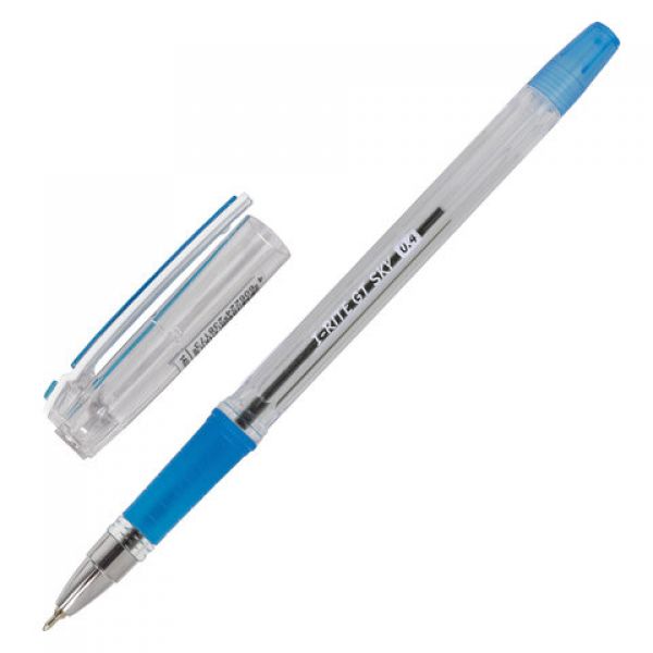 Ручка шарик.  "Brauberg i-Rite GT SKY" 0,4мм, синяя 143299 (12)