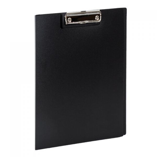 Папка - планшет А4  STAFF пластик. черная 229221