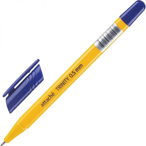 Ручка шарик. "Attache Trinity" 0,5мм синяя 1097997 (50)