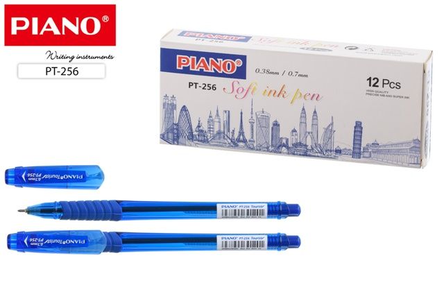 Ручка шарик масл осн "Piano Tourist" 0.5мм PТ-256-12 синяя (12)