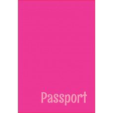 Обложка  для паспорта "Passport" розовая арт.5175