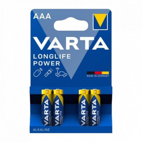 Батарейка Varta LR03 Longlife POWER 4шт BL