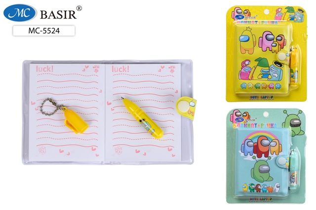 Блокнот детский+ручка \"АСТРОНАВТЫ\" 8*12,5см 48л. МС-5524 - Блокноты ...