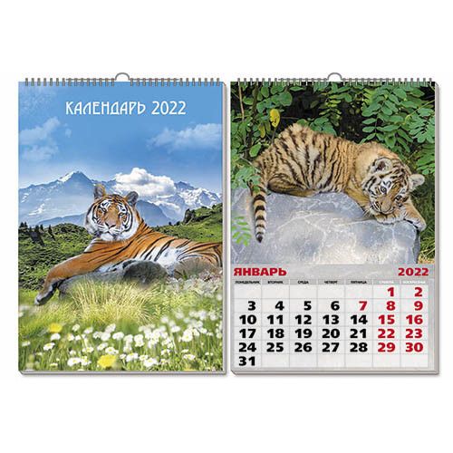 Календарь на ригеле 2022г. "Тигр" арт.6955