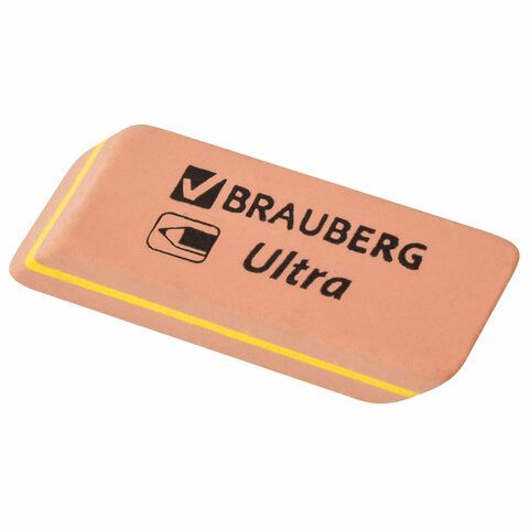 Ластик "BRAUBERG" Ultra оранжевый 228705 (80)