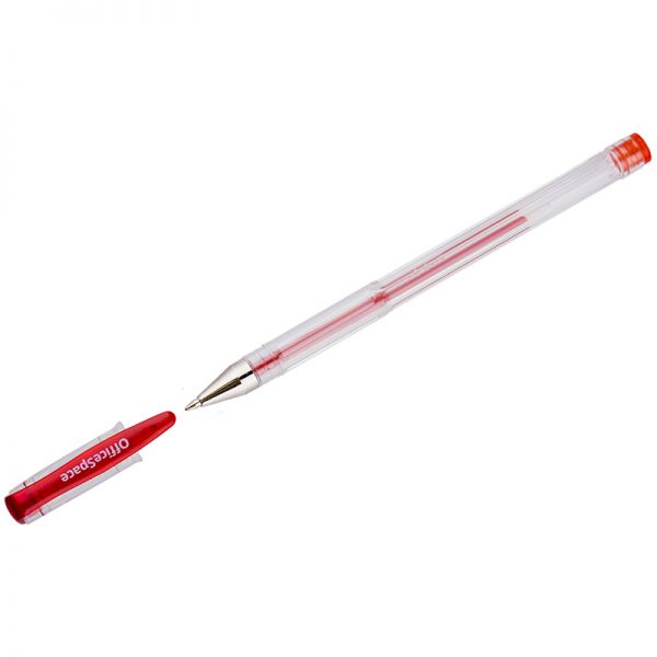 Ручка гелевая "OfficeSpace" красная 0,5мм GPA100/RD_1720 (12)