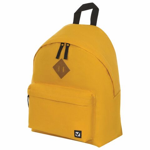 Рюкзак "BRAUBERG" сити-формат, желтый 41*32*14см 225378