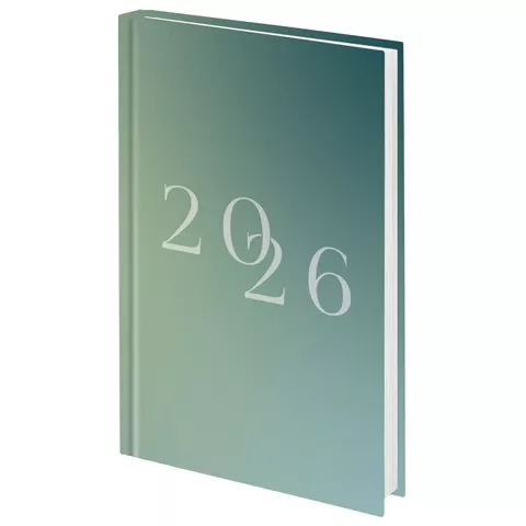 Ежедневник 2026г. А5 STAFF ламинированная обложка, "2026", 117323