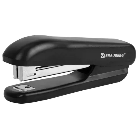 Степлер №10 "BRAUBERG" SX-19 на 12л черный 228587 (12)