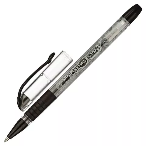 Ручка гелевая BIC "Gelocity Stic" с грипом, ЧЕРНАЯ, CEL1010266 (30)