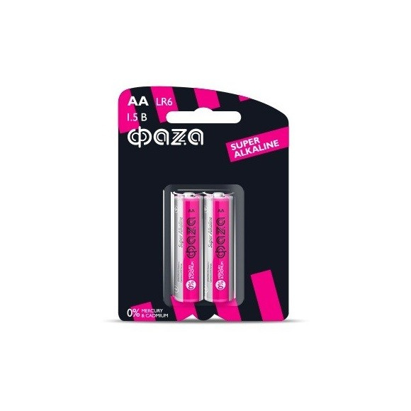 Батарейка Фаza LR6 Alkaline BL 2шт