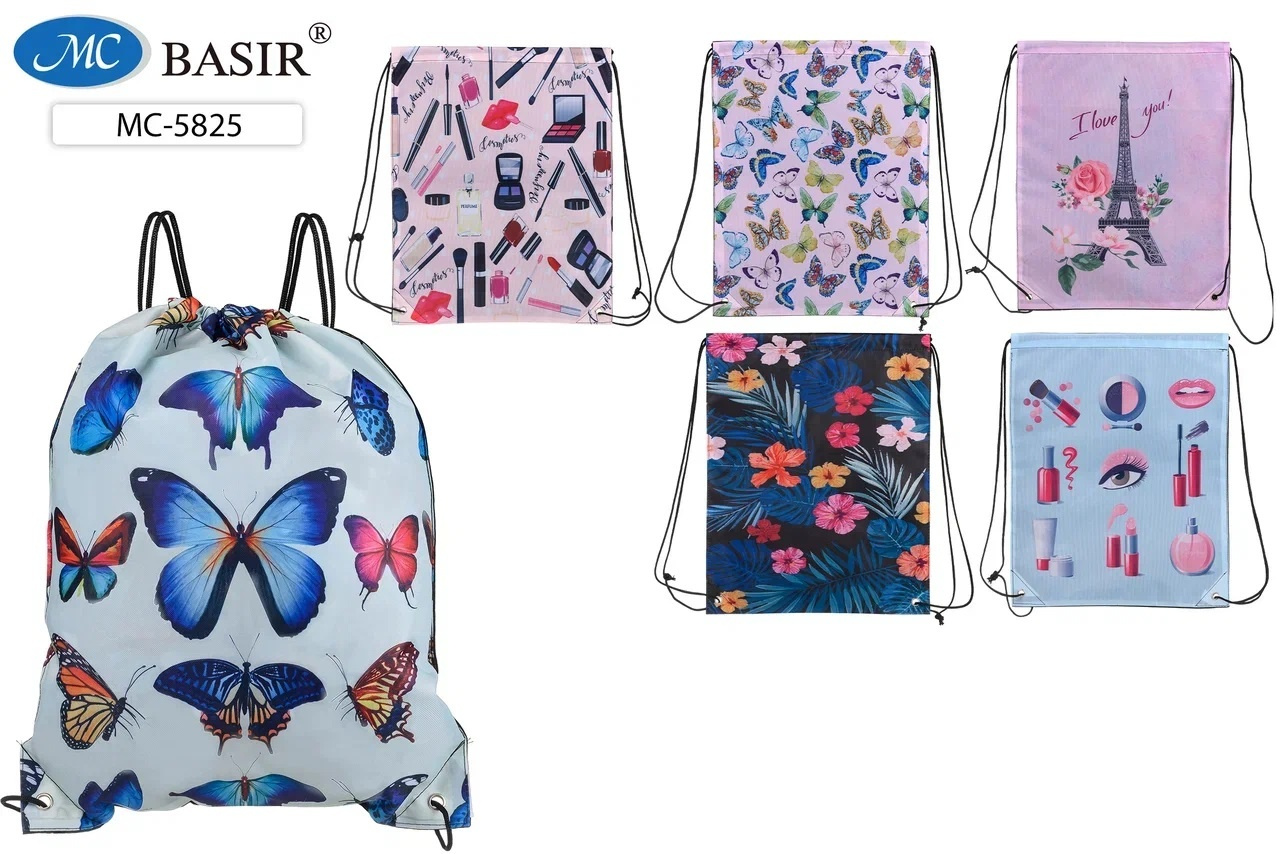 Мешок для обуви "ЖЕНСКАЯ ТЕМАТИКА" размер 34*42см МС-5825