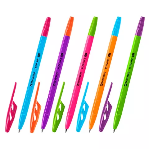 Ручка шариковая BRAUBERG "ULTRA MIX" 0,7мм, синяя 143567 (50)