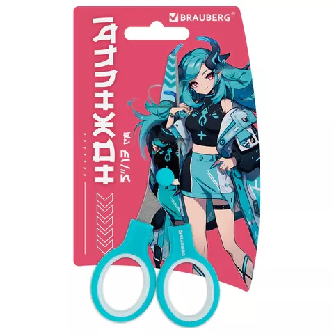 Ножницы 13 см "BRAUBERG" ANIME, 238956 (12)