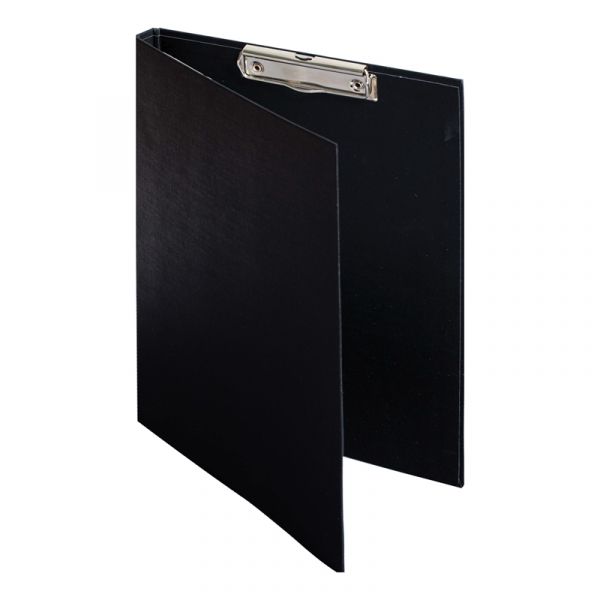 Папка-планшет с зажимом OfficeSpace А4, бумвинил, черный 276563