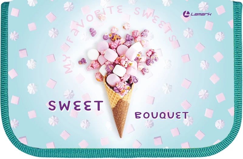 Пенал "Sweet Bouquet" на молнии, 1 отделение LAMARK0053